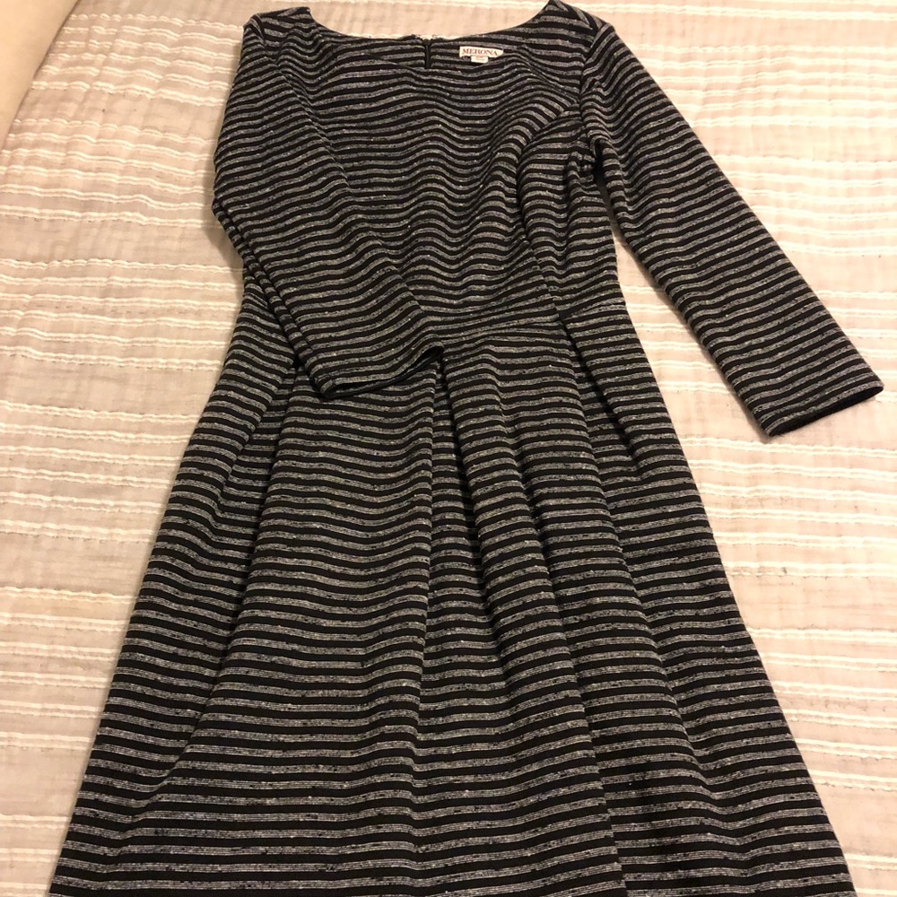 Black Striped Dress